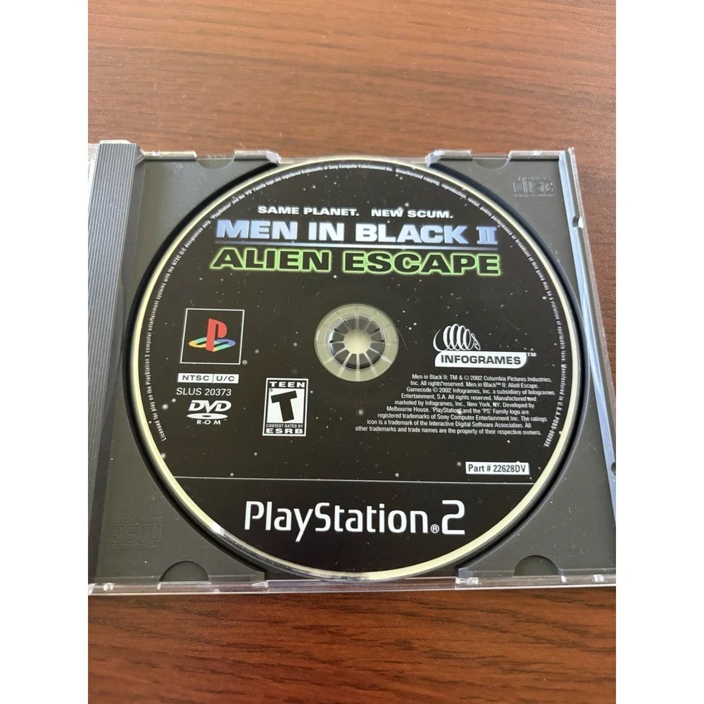 Men in Black II: Alien Escape (Sony PlayStation 2 2002) Ps2 Disc Only Video Game
